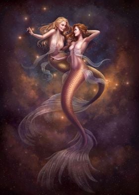 Gemini Mermaid Zodiac