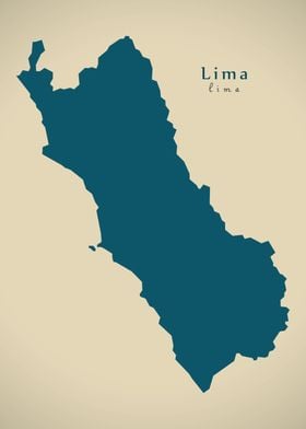 Lima Peru region map