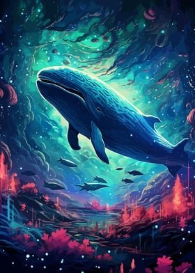 Space Whale On Planet X