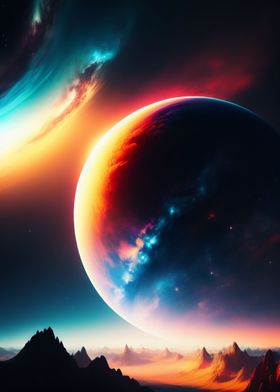 Futuristic Fantasy Planet