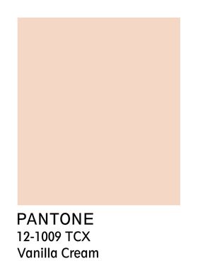 Pantone Vanila Cream