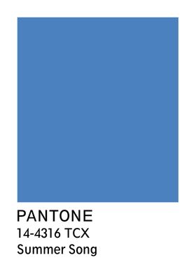 Pantone Summer song