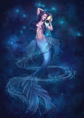 Aquarius Mermaid Zodiac