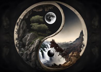 Yin and Yang Landscape 2