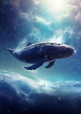 Space Whale Swim