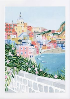 Procida Art Print Naples 