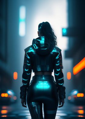 Cyber Girl Poster