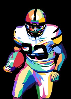 American Football Pop Art