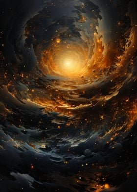 Golden Spiral Cosmos