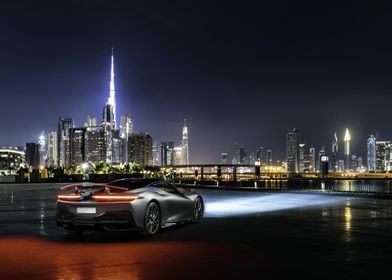 Car Dubai Night City