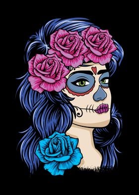 La Catrina Los Muertos Day