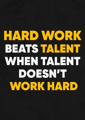 hardwork talent quotes