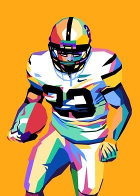 American Football Pop Art