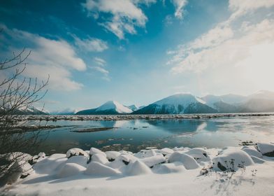 Water Snow Landscape