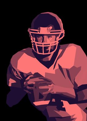 American Football Pop Art