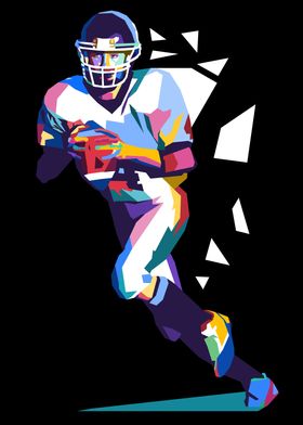 American Football Pop Art