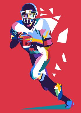 American Football Pop Art