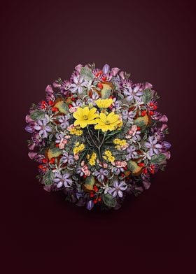 Golden Coreopsis Wreath