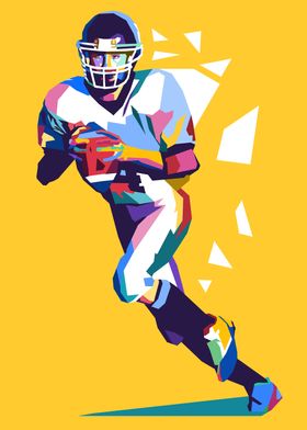 American Football Pop Art