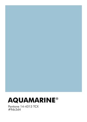 PANTONE AQUAMARINE