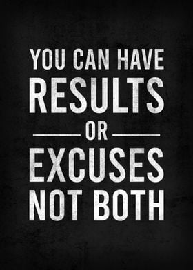 EXCUSES NOT BOTH