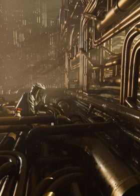 Scifi Steampunk Scenery