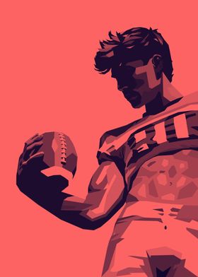 American Football Pop Art