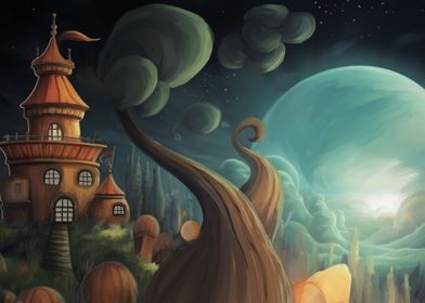 Fantasy landscape