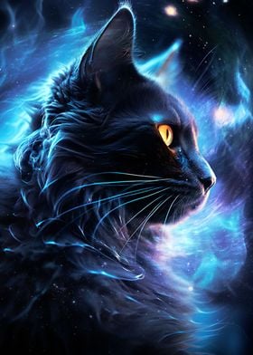 Space Mystical Cat