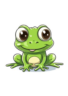 frog cute animal