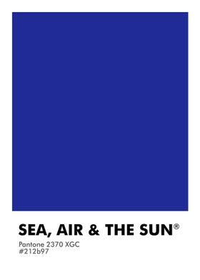 PANTONE SEA AIR  THE SUN