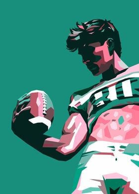 American Football Pop Art