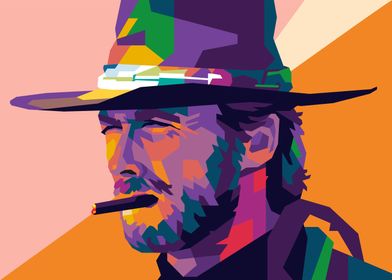 Clint Eastwood Popart