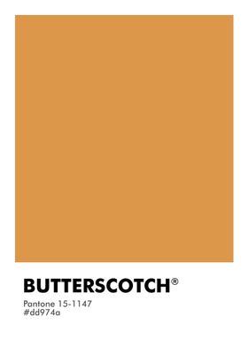 PANTONE BUTTERSCOTCH