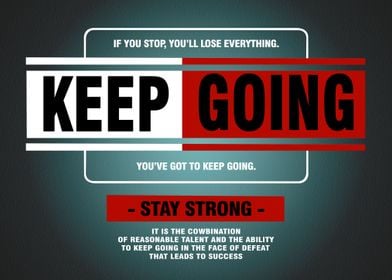 Keep Going Motivation