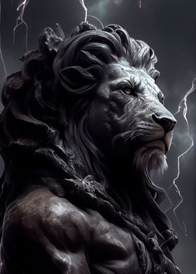 lion god statue thunder 