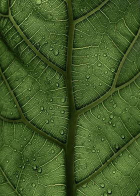 Focus Leaf in the Sunlight