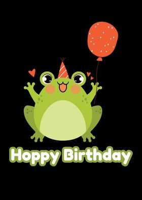 Hoppy Birthday Frog Frogs