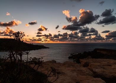 Sunset At Qarraba Bay