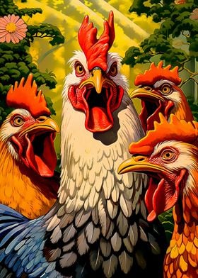 Funny Chickens