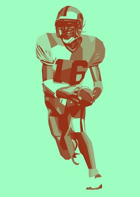 American Football Pop Art