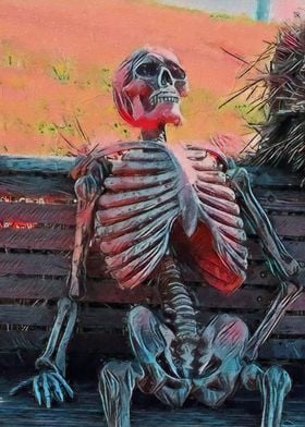 Waiting Skeleton Meme