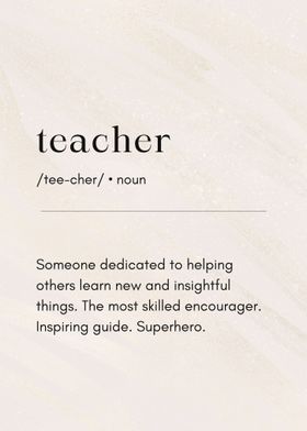 teacher funny definition