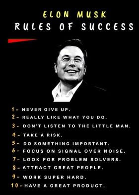 10 rules for success quote