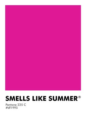 PANTONE SMELLS LIKE SUMMER