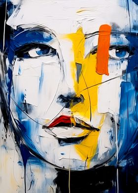 Abstract Woman Face