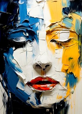 Abstract Woman Face