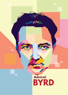 Admiral Byrd Pop Art