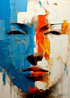 Abstract Woman Face