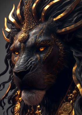 black and gold king